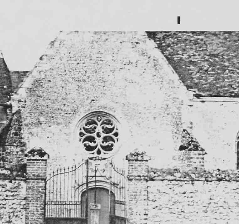 Eglise de Frazé, oculi de la façade ouest, Ile de France